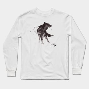 Wolf In the Wind Night Long Sleeve T-Shirt